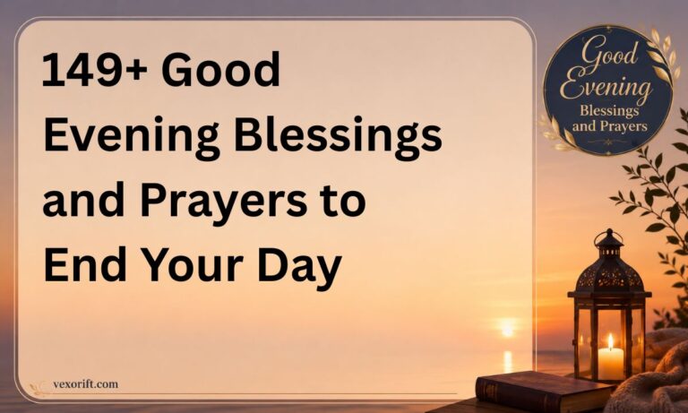 149+ Good Evening Blessings and Prayers to End Your Day