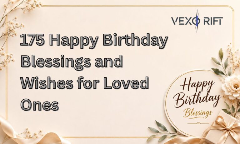 175 Happy Birthday Blessings and Wishes for Loved Ones