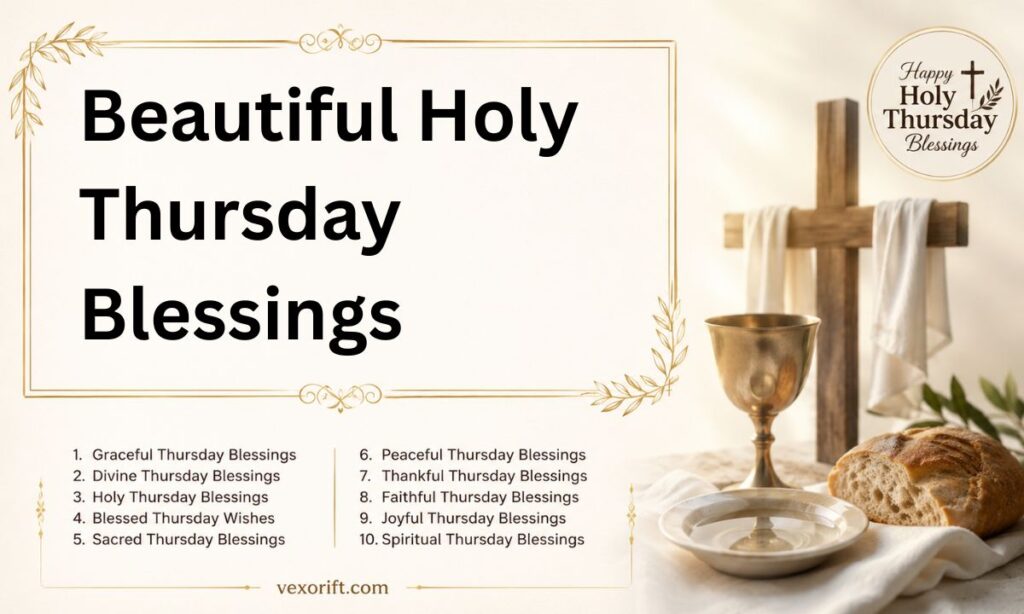Beautiful Holy Thursday Blessings