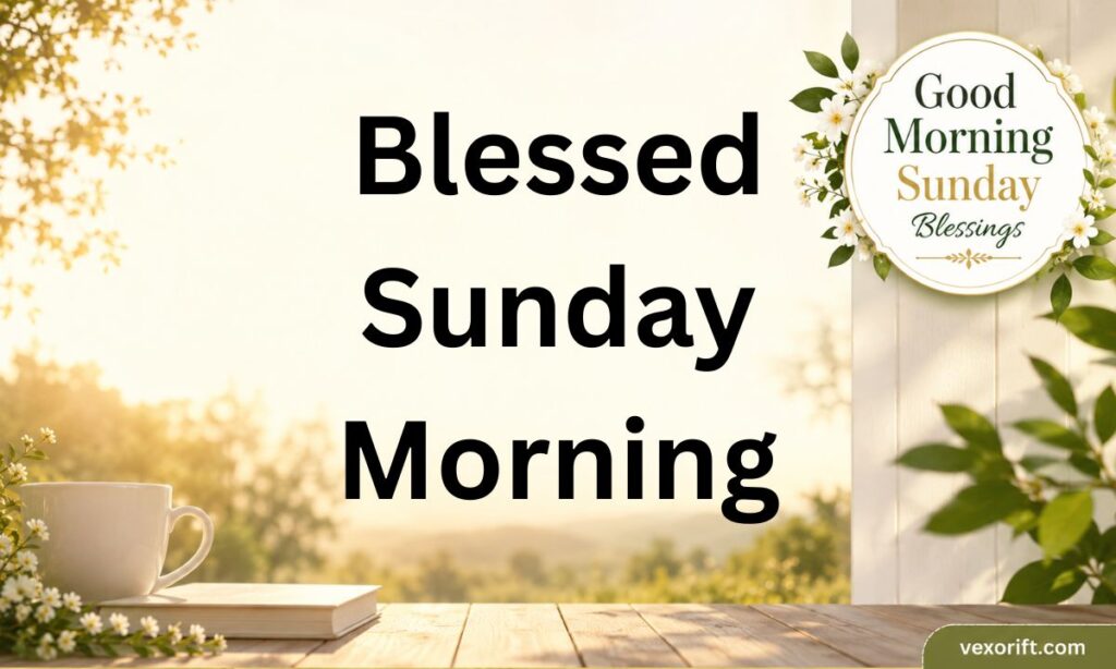 Blessed Sunday Morning