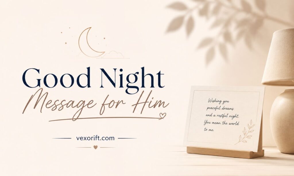 Good Night Message for Him