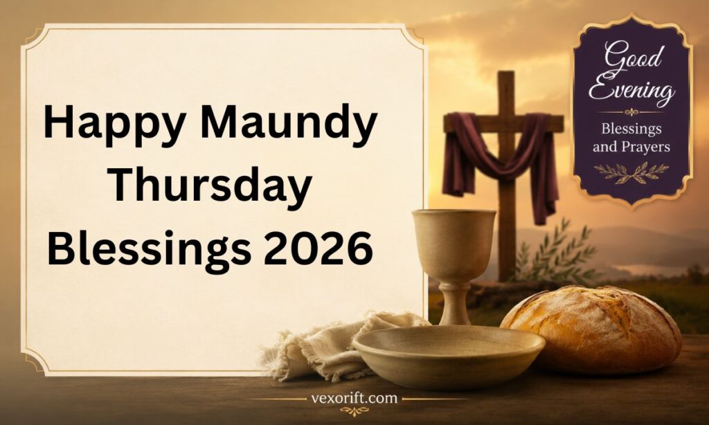 Happy Maundy Thursday Blessings 2026