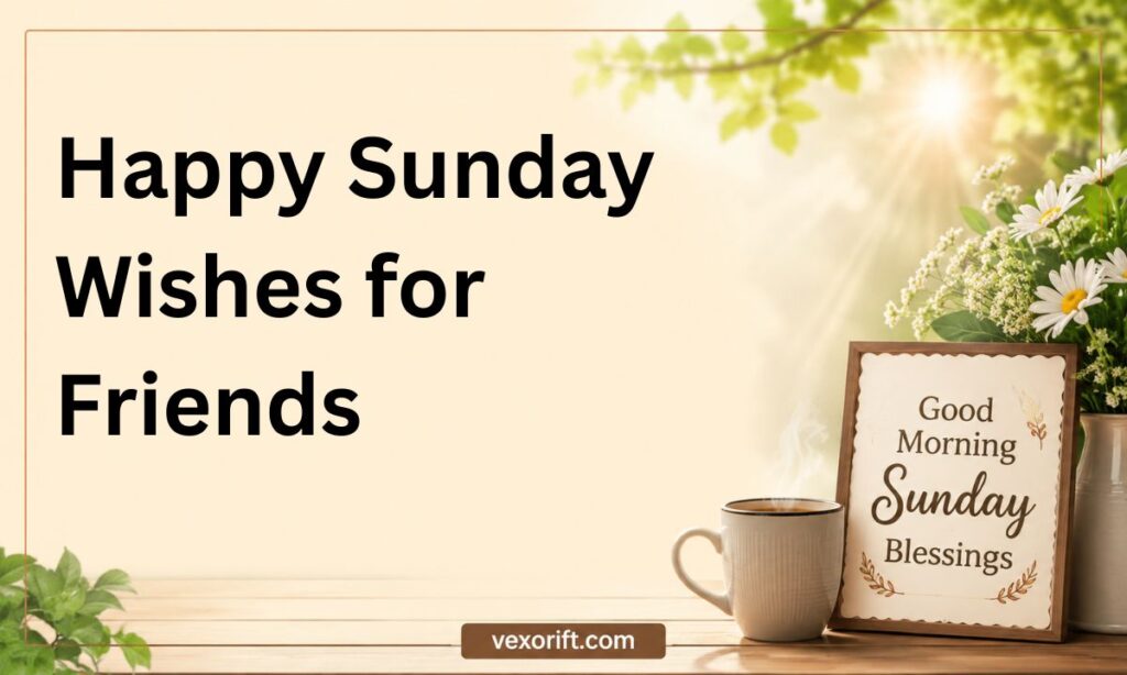 Happy Sunday Wishes for Friends