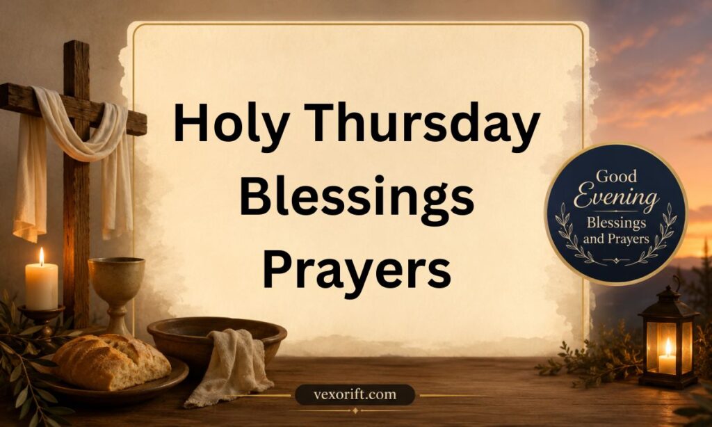 Holy Thursday Blessings Prayers