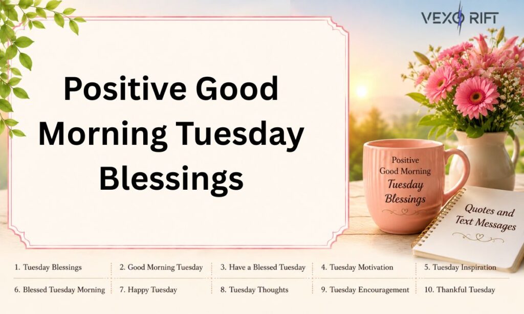 Positive Good Morning Tuesday Blessings