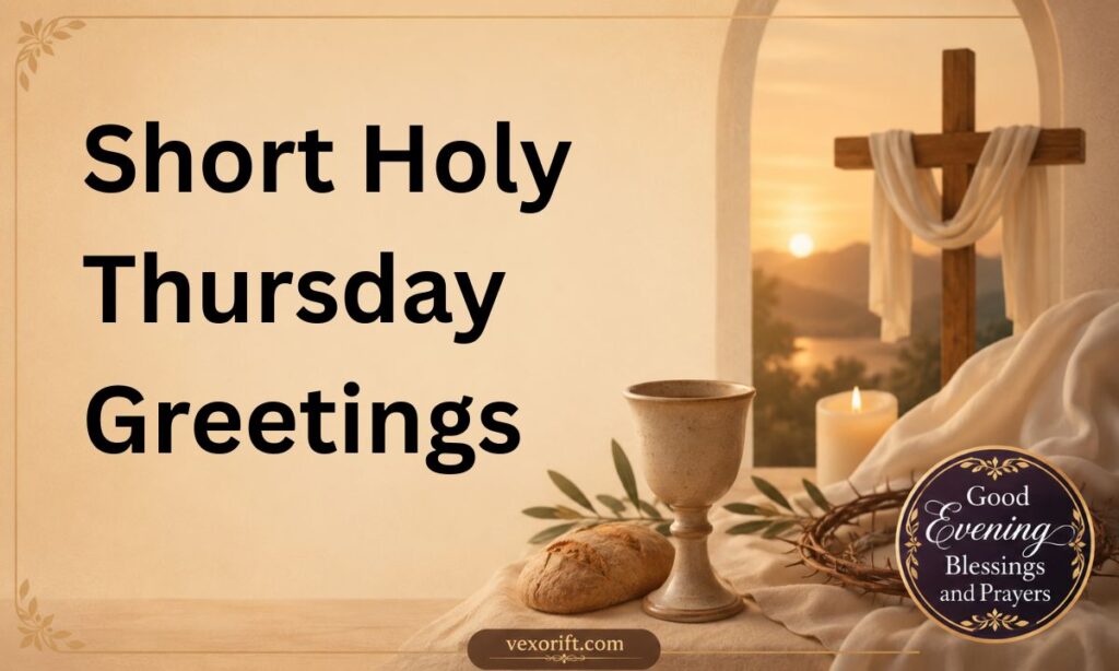 Short Holy Thursday Greetings