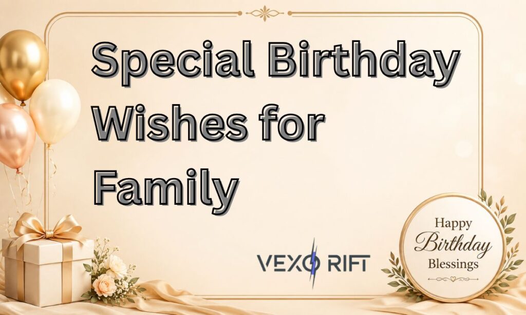 Special Birthday Wishes for Family