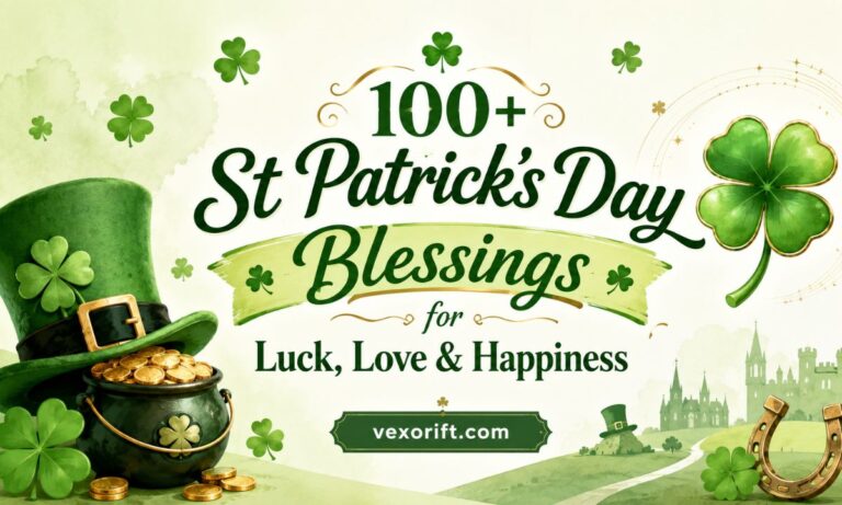 100+ St Patricks Day Blessings for Luck, Love & Happiness 