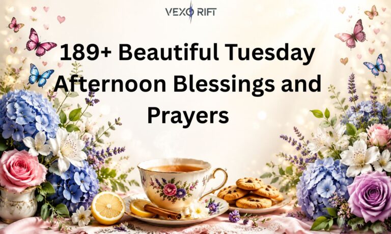 189+ Beautiful Tuesday Afternoon Blessings and Prayer