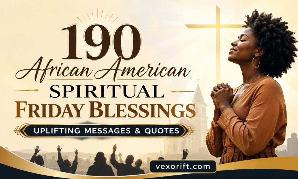 190 African American Spiritual Friday Blessings Uplifting Messages & Quotes