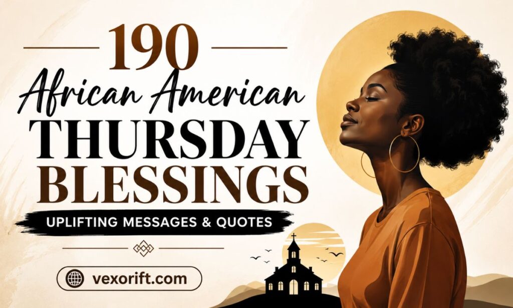 190 African American Thursday Blessings Uplifting Messages & Quotes