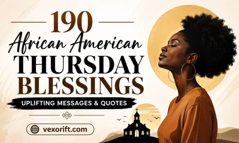 190 African American Thursday Blessings Uplifting Messages & Quotes