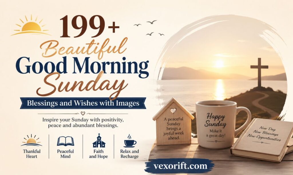199+ Beautiful Good Morning Sunday Blessings and Wishes with Images
