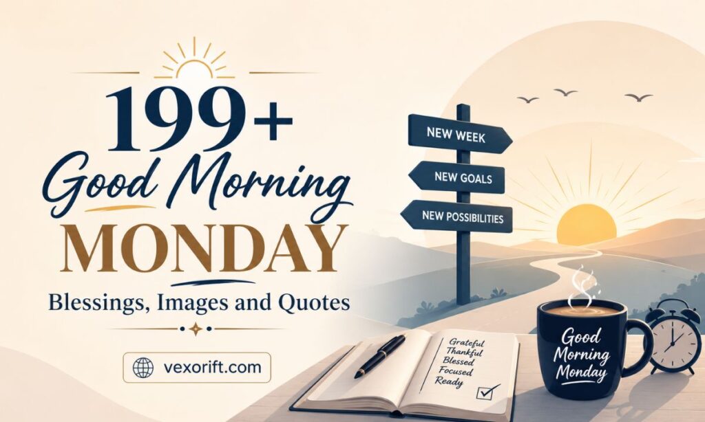 199+ Good Morning Monday Blessings, Images and Quotes