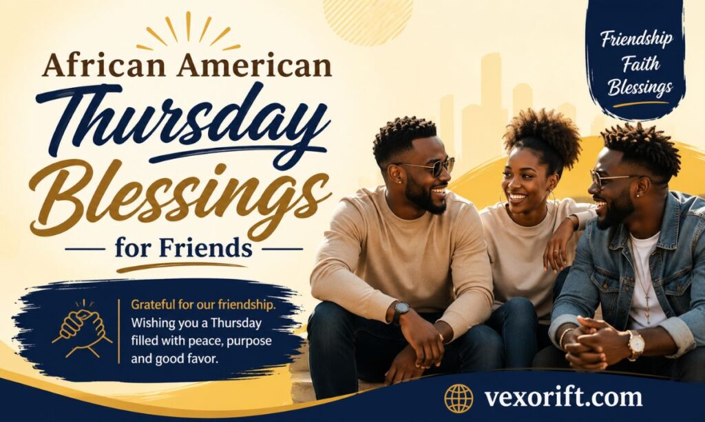 African American Thursday Blessings for Friends