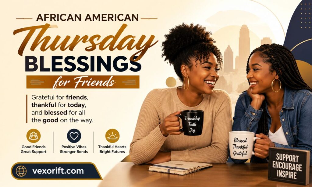 African American Thursday Blessings for Friends