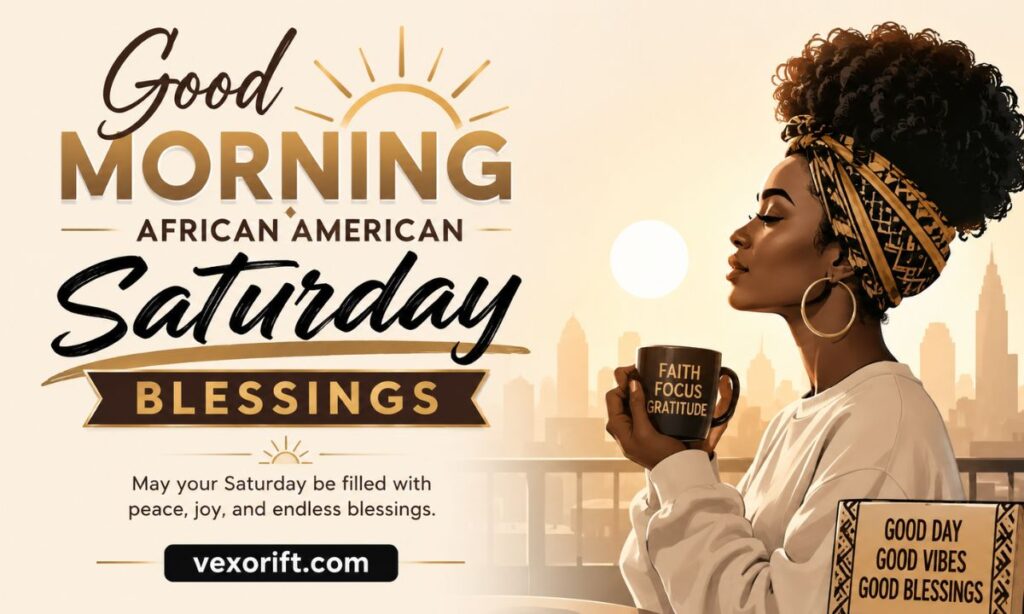 Good Morning African American Saturday Blessings 