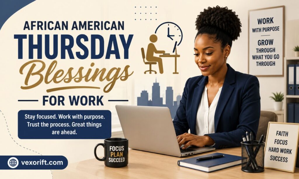 African American Thursday Blessings for Work
